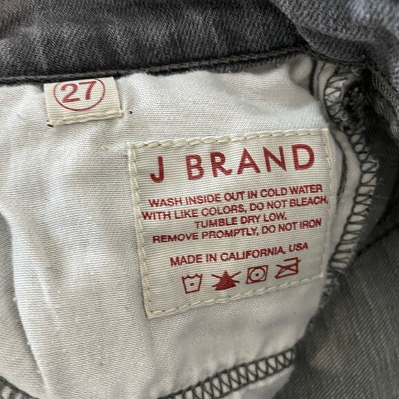 J Brand Womens Skinny Jeans Gray Size 27 x 30 - Picture 4 of 7